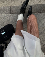 ローズメッシュストッキング