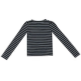 アンバーストライプTシャツ / Amber stripes T-shirts (navy)