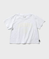 ゴールデンエンブレムクロップTシャツ/Golden Emblem Crop Tee (White)