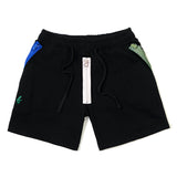 23 ジッパーショーツ / 23 ZIPPER SHORTS WHITE MELANGE / BLACK