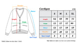 ソーシャルバタフライニットカーディガン / Social Butterfly Knit Cardigan - Black, White, Purple & Soft Purple