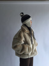 Eco fur jacket