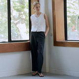 ベルト ループ ストレート スラックス / Belt loop straight slacks