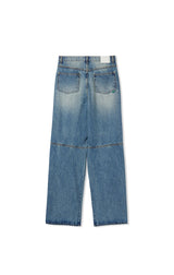 parachute wide denim blue