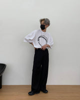 レイヤード ハーフ リング Tシャツ / TN Layered Half Ring T-shirt (3 colors)