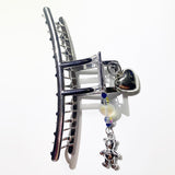 Moonlight bear hairpin (6672845570166)