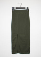 リベッドロングスカート/Ribbed Long Skirt (3color)