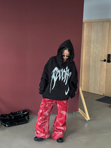 [UNISEX] ウォッシングコーデュロイカーゴジョガーワイドパンツ