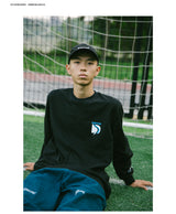 DAKYAM 2023 AW チェイシングホワイトドラゴンスキーグラフィックヘビーウェイトロングTシャツ
