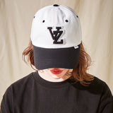 VZアプリケツートーンオーバーフィットボールキャップブラックVZ Applique Twotone Over Fit Ball Cap Black (6683672903798)