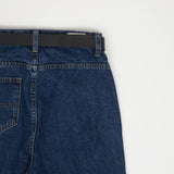 ストレートフィットウエストカバードデニムパンツ / STRAIGHT FIT WAIST COVERED DENIM PANTS [6872]