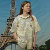 Tie-dye dolphin short sleeve shirts (6549347467382)