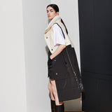 [UNISEX] JUN PADDING VEST, IVORY + BLACK (6626393751670)
