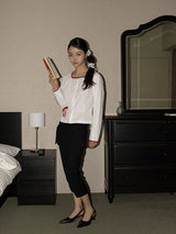 WRAP CAPRI PANTS (BLACK)
