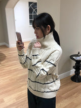 セラックジップアップニット
