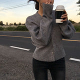 [Belied made] Monet V-neck hidden knit cardigan