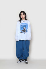 キャットエレクトロロングスリーブT / Cat Electro Long Sleeve T
