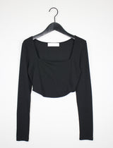 ホットクロップロングスリーブTシャツ/Hot Crop Long Sleeve T-shirt (4color)