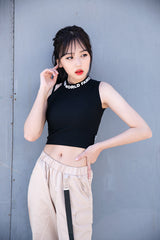 ファモスオフクロップトップ / TOP(5852) Famos Off Crop Top
