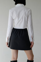 グランドプリーツスカート/Ground Pleated Skirt (2color)