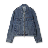 RU8314 Unbalanced Jean Jacket (2 colors)