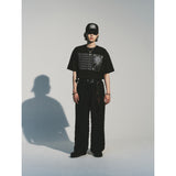 スタージャカードバンディングパンツ / STAR JACQUARD BANDING PANTS_BK
