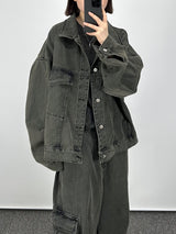 インディゴデニムトラッカージャケット / Indigo Denim Trucker Jacket