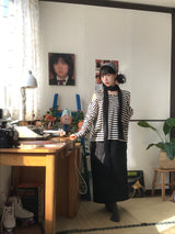 デイリースリットカーゴベンダブルロングスカート