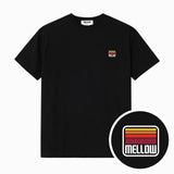 U06 レインボーブラックコンセプトベーシックTシャツ