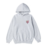 ハートプリンティングパーカー/HEART PRINTING HOODIE-WHITE MELANGE