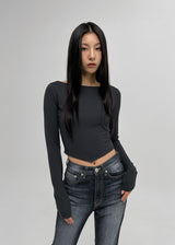 [MADE]レンディスボートネック長袖Tシャツ