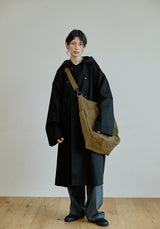 ユニセックスカンバスバッグ/unisex canvas bag beige