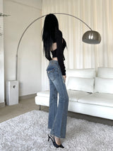 ユーゴ―ガールローブーツカットパンツ/766. You go girl low boots-cut pt