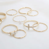 デイリークロスリングセット (11セット) / Daily Cross Ring Set (11 set) / 2 color