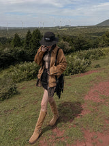 (UNISEX) ラモンスエードブルゾンジャケット