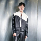 ウェーブジッパーバイカージャケット メン / Wave Zipper Biker Jacket Men