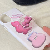 flying bunny hard phone case(glossy)