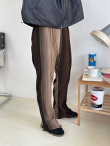 エスニックリーフプリーツパンツ