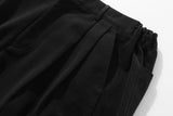 Structured Long Balloon Pants (Black)