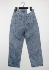 ストーンウォッシュッドスプリットデニムパンツ/no.1110 Stone Washed Split Denim Pants
