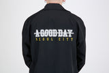 SMILE COACH JACKET (BLACK) (6699088543862)