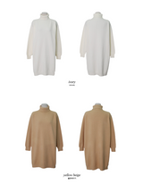 タートルネックミニワンピース (4color)