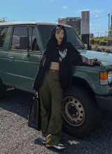 (UNISEX) デイブピンタックカーゴパンツ