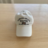 マイユースレタリングボールキャップ / My Youth Lettering Ball Cap