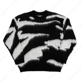 RU Zebra Mohair Round Knitwear (2 colors)
