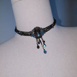 アイランドチョーカー / Isabel blue black choker