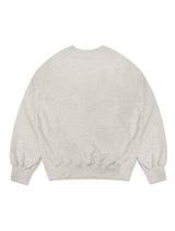 Women's Crop Classic Logo Embo Embroidery HeavyTerry HenryNeck Oatmeal(FCD3TS708W)