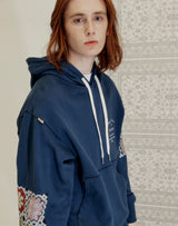 GRANNY SQUARE HOODIE NAVY (6691433283702)
