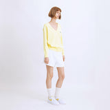 マークカーディガン/RCH mark Cardigan lemon yellow