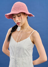 Crochet Cowboy Hat (indipink)